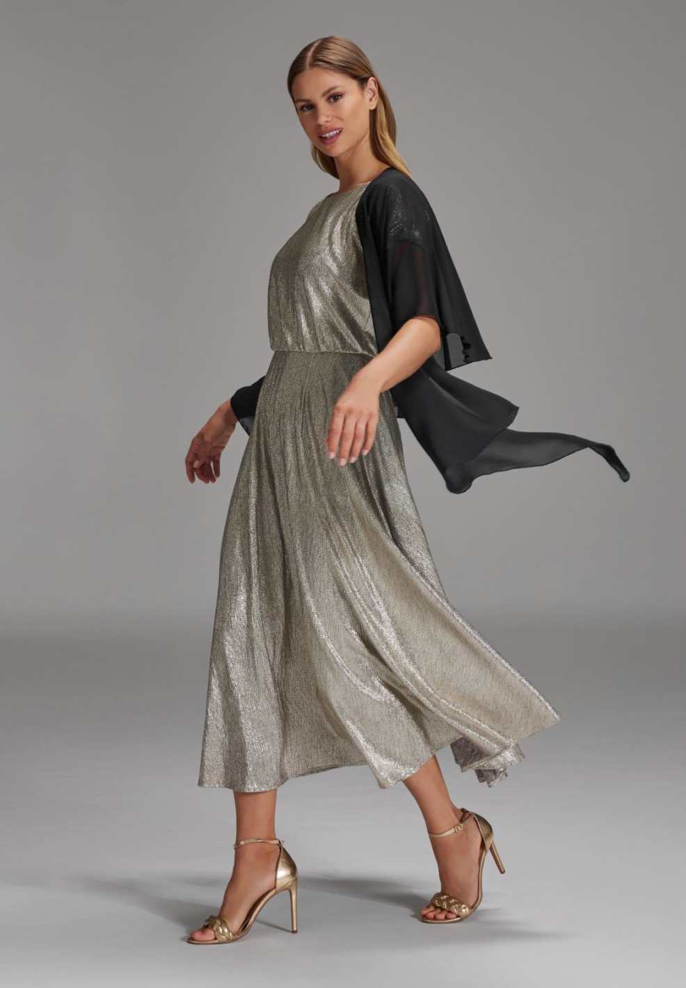 Fließende Chiffon-Stola