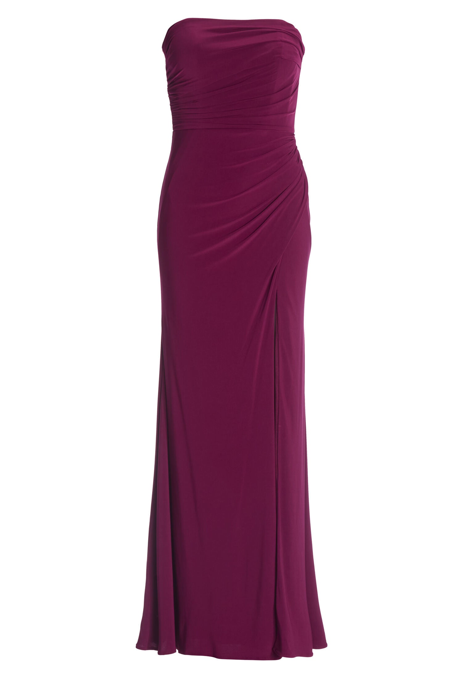 Figurbetontes Abendkleid mit Beinschlitz
