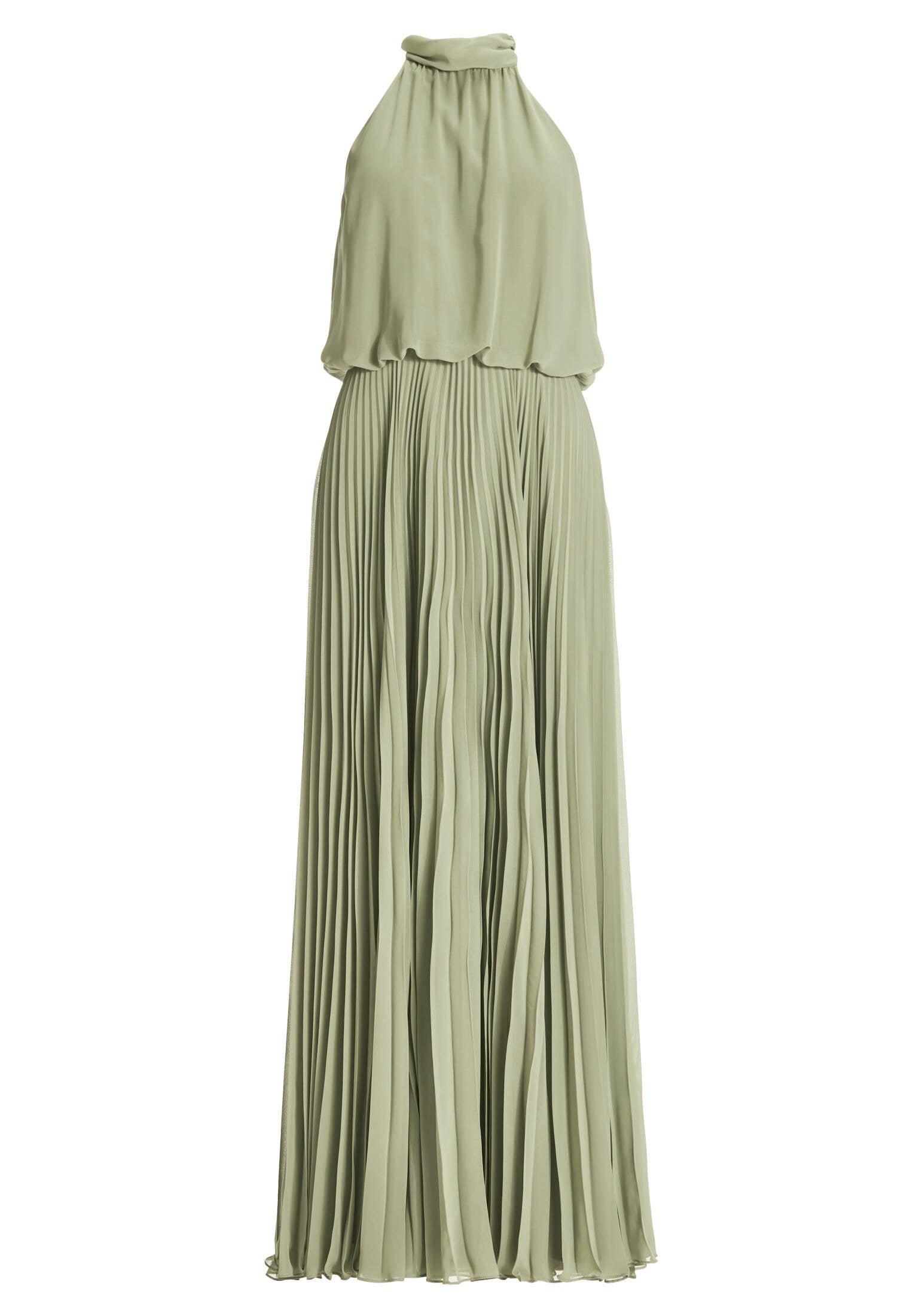 Abendkleid aus Chiffon mit Plisseerock