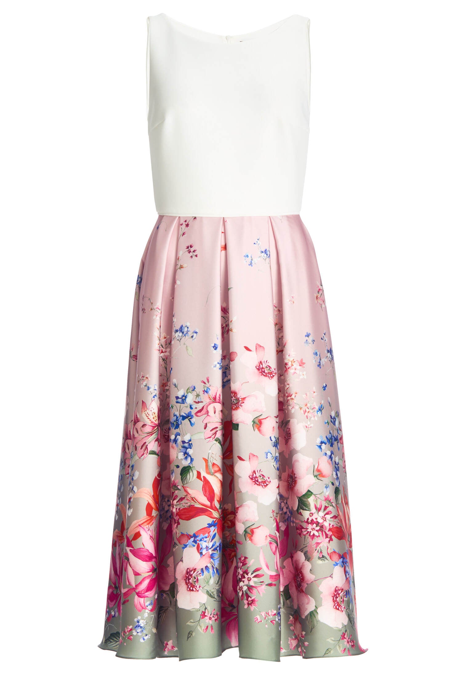 Cocktailkleid mit Bordüren-Print