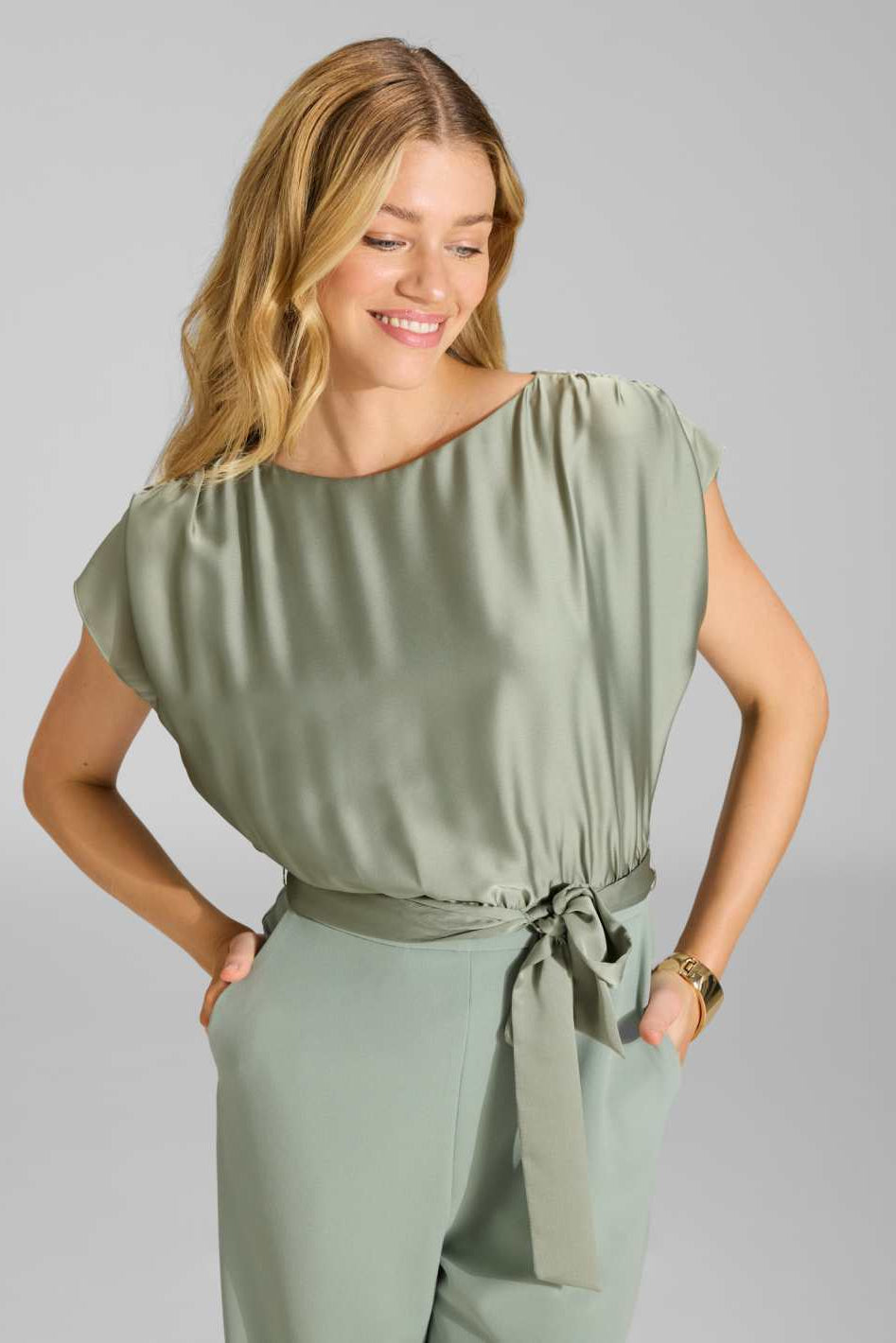 Jumpsuit mit geradem Beinschnitt