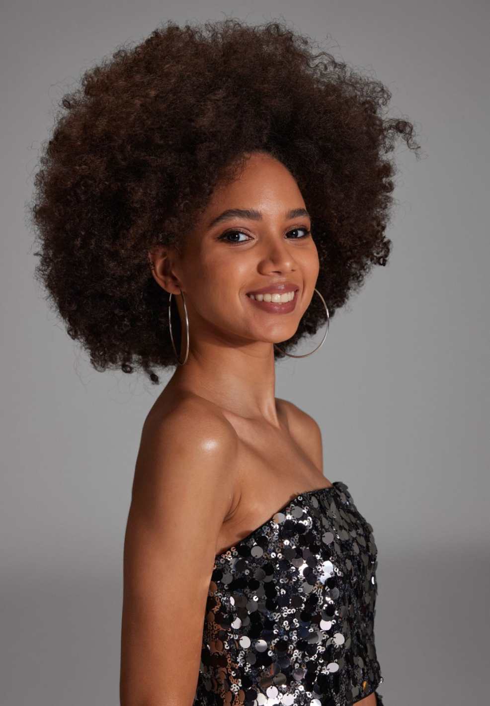 Bleistiftrock mit großen Pailletten