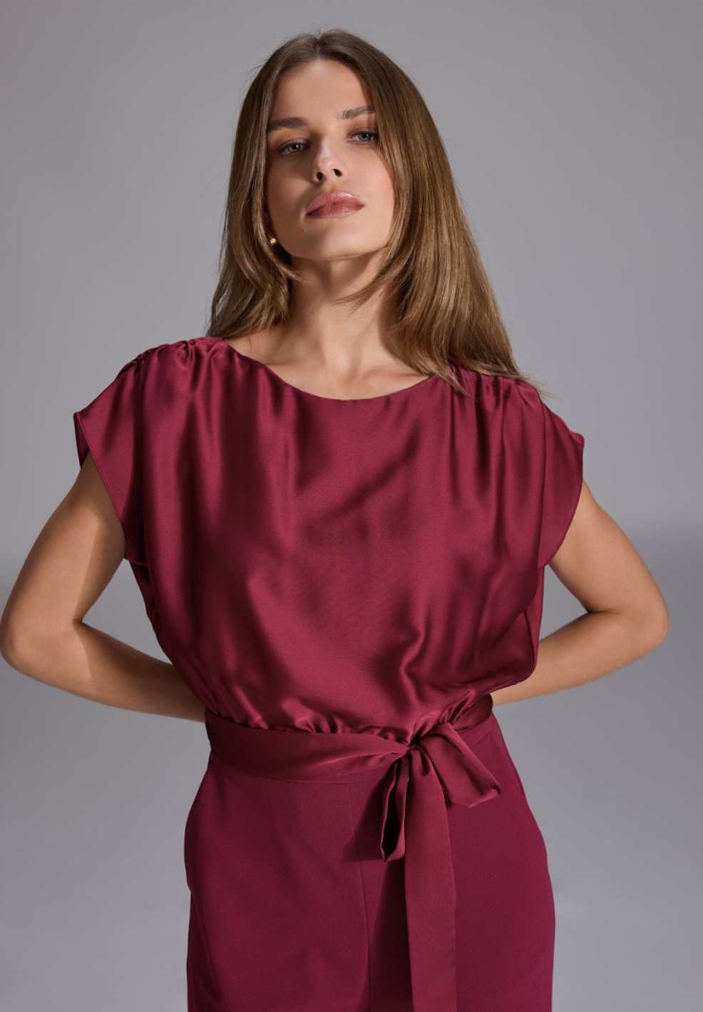 Jumpsuit mit geradem Beinschnitt