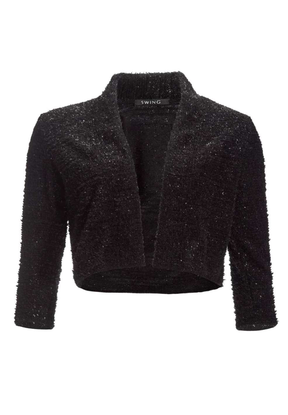 Bolero Jacke in Chenille Optik