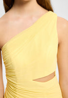 One-Shoulder-Kleid mit Cut-Out Detail