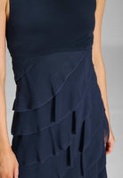 Kurzes Jerseykleid in Lagenoptik
