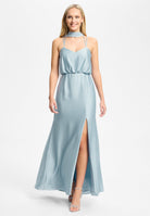Schal aus Chiffon baby blue One Size
