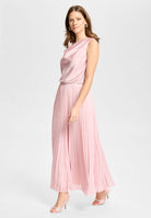Plisseerock aus Chiffon mit elastischem Bund