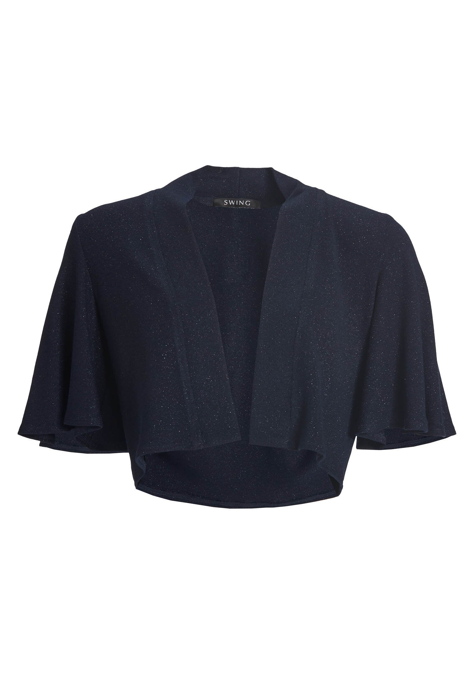 Jersey Bolero mit weiten Ärmeln navy