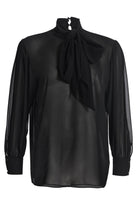 Schluppenbluse aus Chiffon