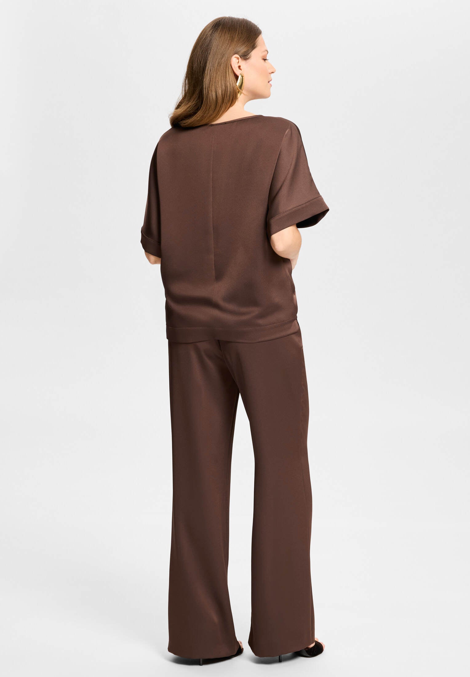 Blusentop aus Satin