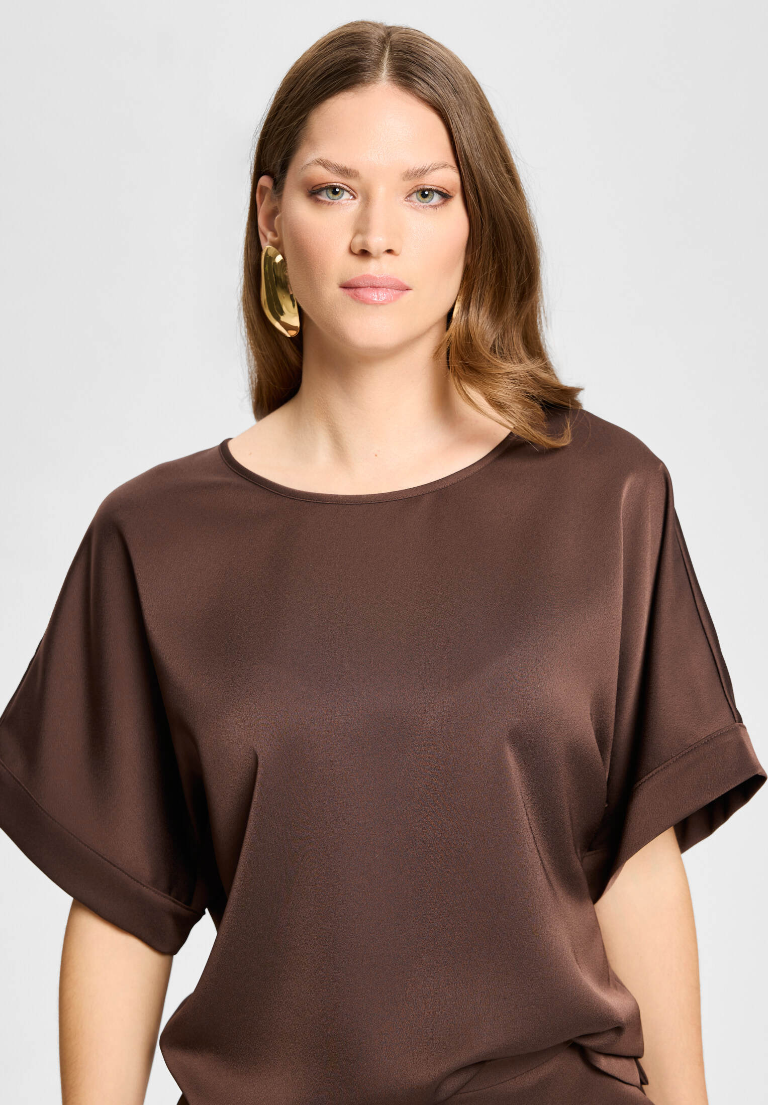 Blusentop aus Satin