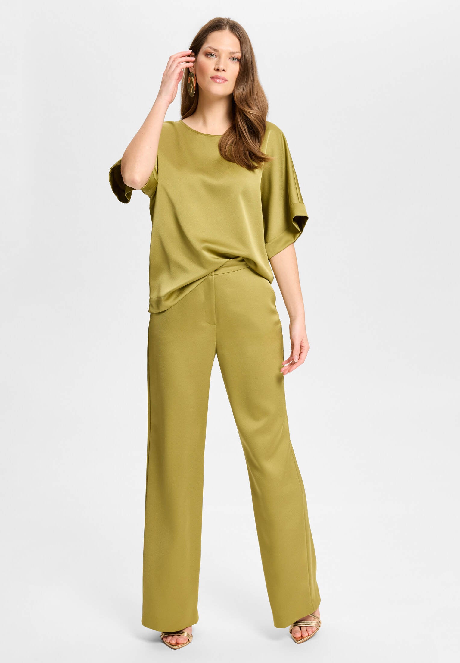 Blusentop aus Satin