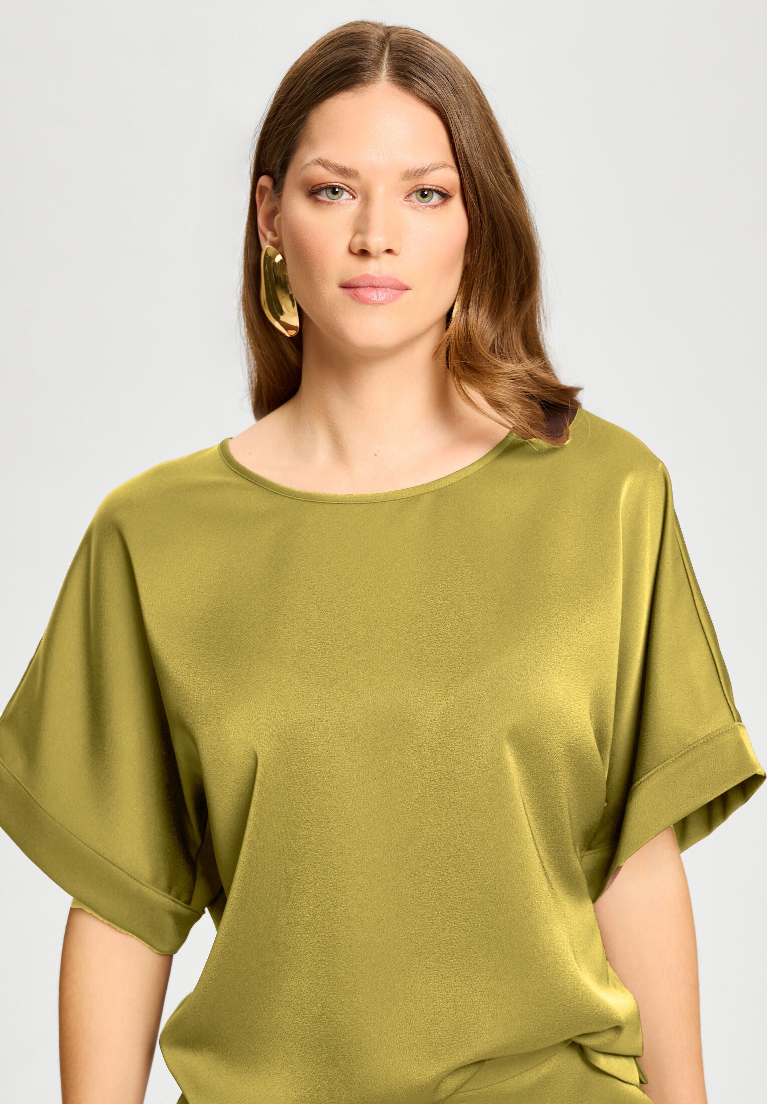 Blusentop aus Satin