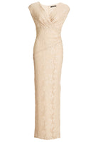 Abendkleid aus besticktem Mesh