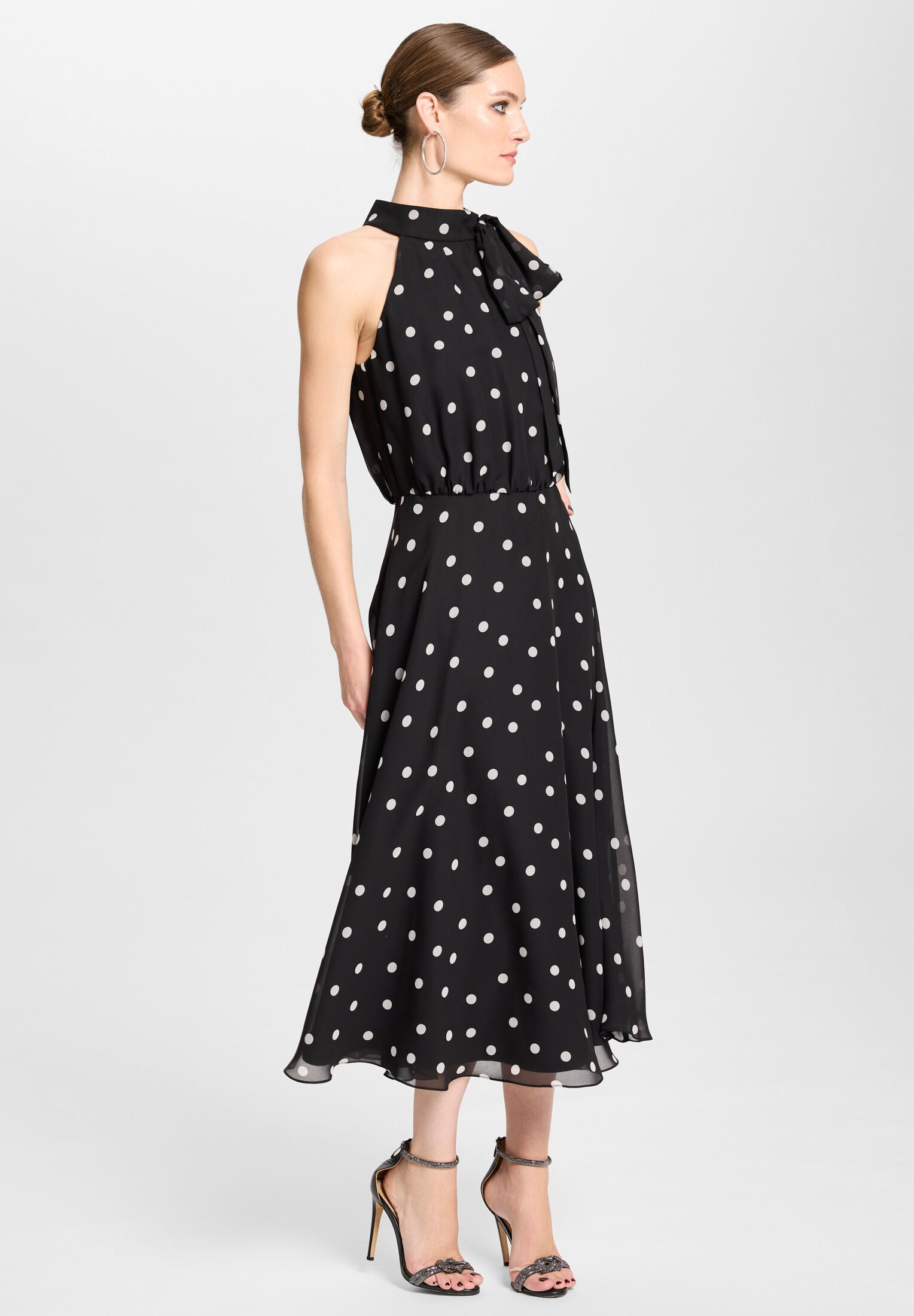 Cocktailkleid mit Polka Dots