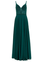 Langes paillettenbesticktes Abiball-Kleid
