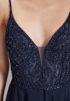 Paillettenbesticktes Cocktailkleid