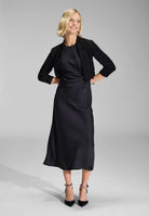 Bolero Jacke in Chenille Optik black