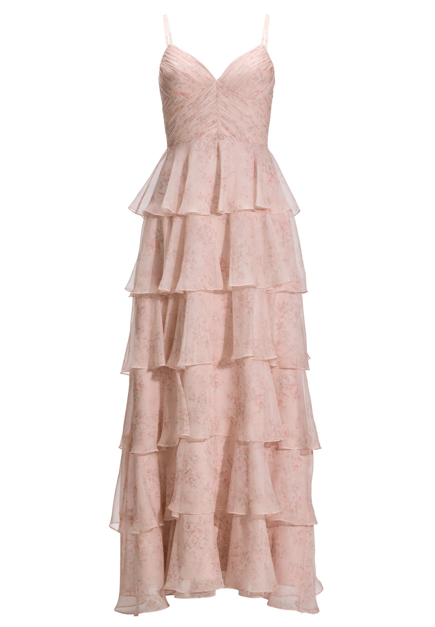 Volantkleid aus Chiffon