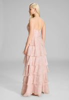 Volantkleid aus Chiffon