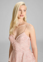 Volantkleid aus Chiffon