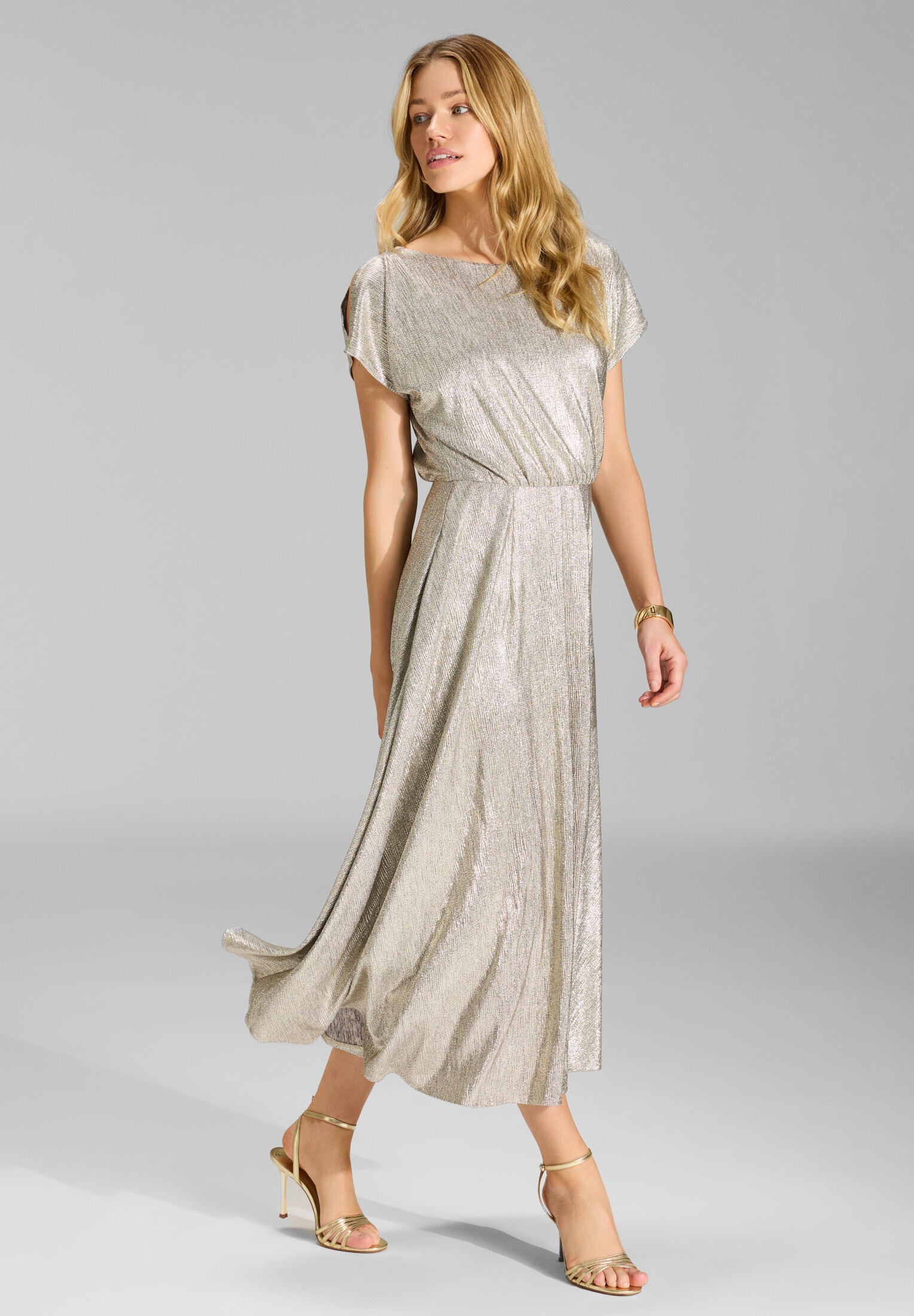 Cocktailkleid aus schimmerndem Jersey