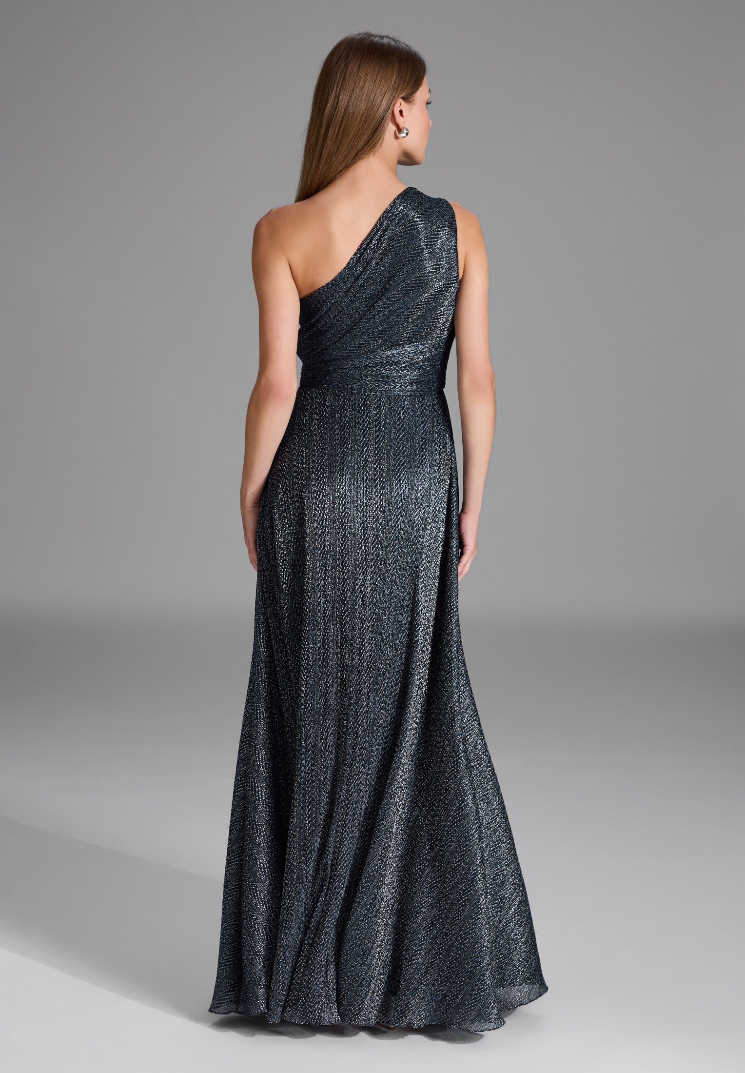One Shoulder Abendkleid mit Cut-out