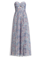 Tüllkleid mit floralem Print