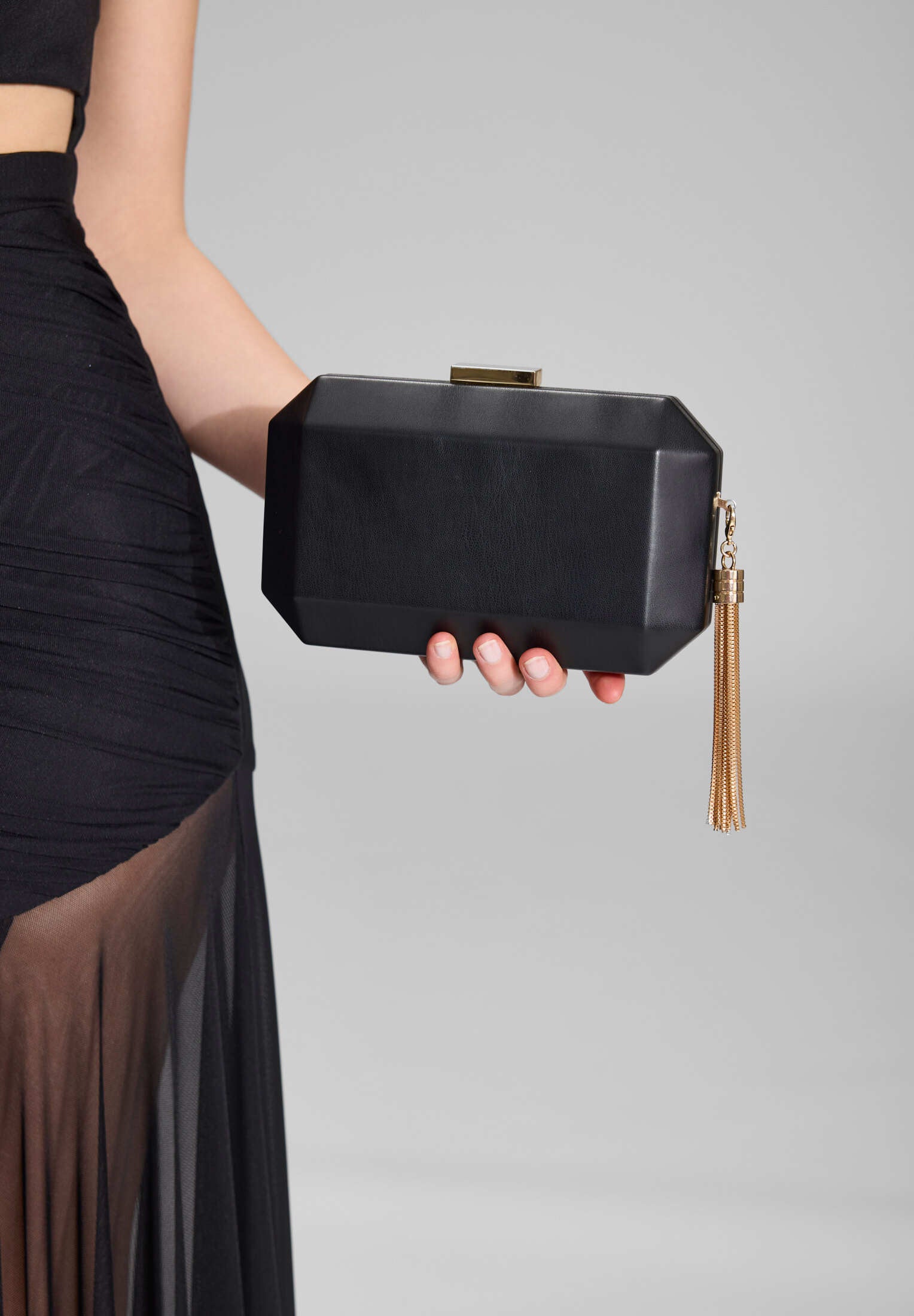 Abendclutch aus Kunstleder