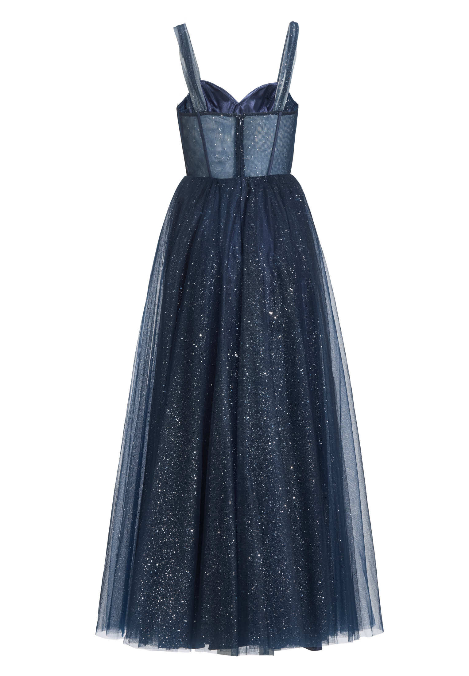 Tüllrobe mit Schimmereffekt