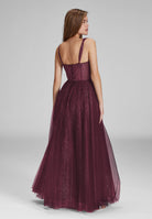 Tüllrobe mit Schimmereffekt