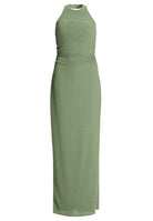 Figurbetontes Abendkleid aus Jersey Cloque